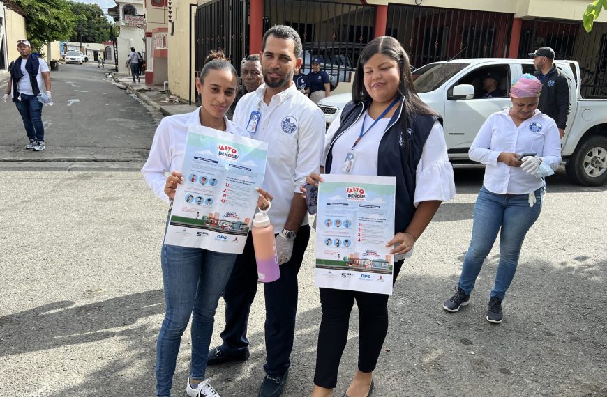 SRSND y Salud Pública continúan jornada de «Acción contra el Dengue» en SFM